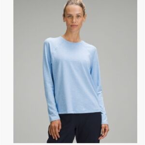 Lululemon Athletica Sky Blue Long Sleeve Tee